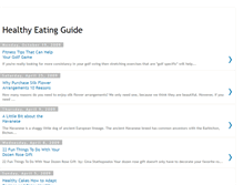 Tablet Screenshot of healthyeating-guide.blogspot.com