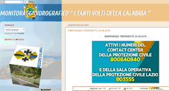 Desktop Screenshot of monitoraggioidrografico.blogspot.com