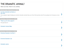 Tablet Screenshot of dramaticanimals.blogspot.com