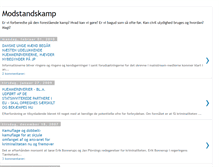 Tablet Screenshot of modstandskamp.blogspot.com