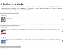 Tablet Screenshot of entradasdeconciertos.blogspot.com