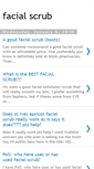 Mobile Screenshot of facial-scrub-we.blogspot.com