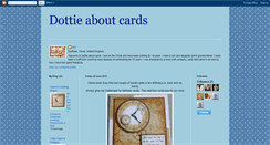 Desktop Screenshot of dottieaboutcards.blogspot.com