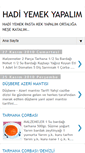 Mobile Screenshot of hadiyemekyapalim.blogspot.com