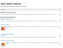 Tablet Screenshot of hadiyemekyapalim.blogspot.com