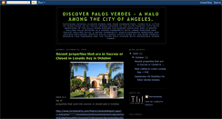 Desktop Screenshot of discoverpalosverdes.blogspot.com