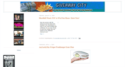 Desktop Screenshot of giveawaycity.blogspot.com