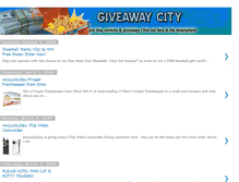 Tablet Screenshot of giveawaycity.blogspot.com