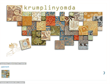 Tablet Screenshot of krumplinyomda.blogspot.com