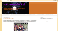 Desktop Screenshot of halloweenspookcentral.blogspot.com