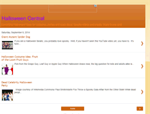 Tablet Screenshot of halloweenspookcentral.blogspot.com