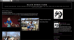 Desktop Screenshot of blackhorsefarm.blogspot.com