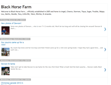 Tablet Screenshot of blackhorsefarm.blogspot.com