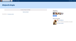 Desktop Screenshot of alejandrologia.blogspot.com