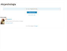 Tablet Screenshot of alejandrologia.blogspot.com