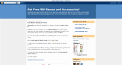 Desktop Screenshot of getfreewiistuff.blogspot.com