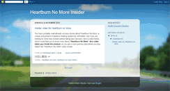 Desktop Screenshot of heartburnnomoreinsider.blogspot.com