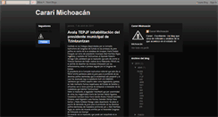 Desktop Screenshot of carari-michoacan.blogspot.com