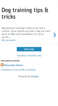 Mobile Screenshot of dogtrainingtipstricks.blogspot.com