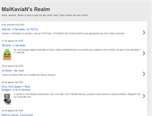 Tablet Screenshot of malkavianrealm.blogspot.com