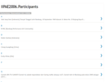 Tablet Screenshot of iipae2006participants.blogspot.com
