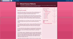 Desktop Screenshot of breast-cancer-returns.blogspot.com