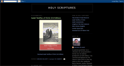 Desktop Screenshot of holyscriptures7.blogspot.com