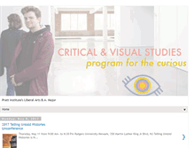 Tablet Screenshot of pratt-critviz.blogspot.com