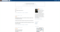 Desktop Screenshot of eddiester.blogspot.com