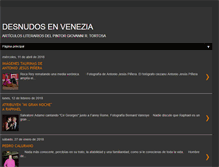 Tablet Screenshot of desnudosenvenezia.blogspot.com