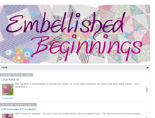 Tablet Screenshot of embellishedbeginnings.blogspot.com