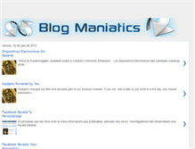 Tablet Screenshot of blogmaniatics.blogspot.com