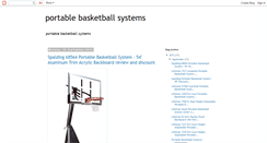 Desktop Screenshot of bestportablebasketballsystemss.blogspot.com