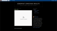 Desktop Screenshot of conscious-reality.blogspot.com