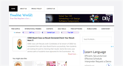 Desktop Screenshot of freebiesworldz.blogspot.com
