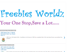 Tablet Screenshot of freebiesworldz.blogspot.com