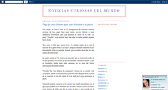 Desktop Screenshot of curiosidadesdelmundoloco.blogspot.com