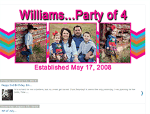 Tablet Screenshot of meetthewilliams.blogspot.com