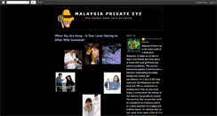 Desktop Screenshot of malaysiaprivateeye.blogspot.com