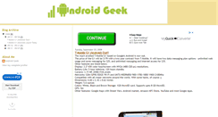 Desktop Screenshot of androidgeek.blogspot.com