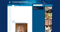 Desktop Screenshot of biggestbeachparty.blogspot.com