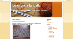 Desktop Screenshot of luomuksialangalla.blogspot.com