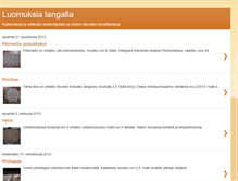 Tablet Screenshot of luomuksialangalla.blogspot.com