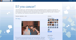 Desktop Screenshot of efyoucancer.blogspot.com