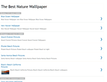 Tablet Screenshot of free-nature-wallpapers.blogspot.com