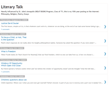 Tablet Screenshot of literarytalk.blogspot.com