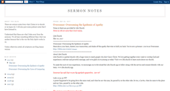 Desktop Screenshot of churchsermonnotes.blogspot.com