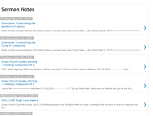 Tablet Screenshot of churchsermonnotes.blogspot.com