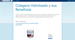 Desktop Screenshot of beneficioscolegenohidrolizado.blogspot.com