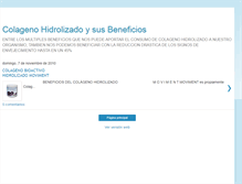 Tablet Screenshot of beneficioscolegenohidrolizado.blogspot.com